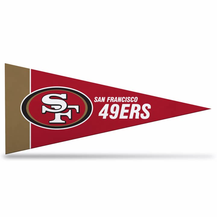 San Francisco 49ers 8-Piece Mini Pennant Set for wholesale by Rico Industries