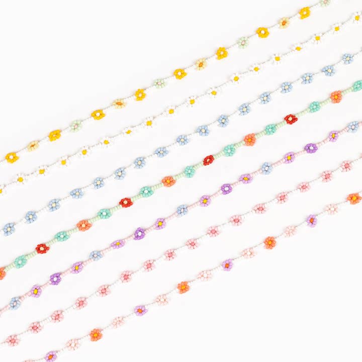 Sessori - Wholesale Beaded/pearl necklace - Tropic Fruit Flower Glass Bead Necklace14