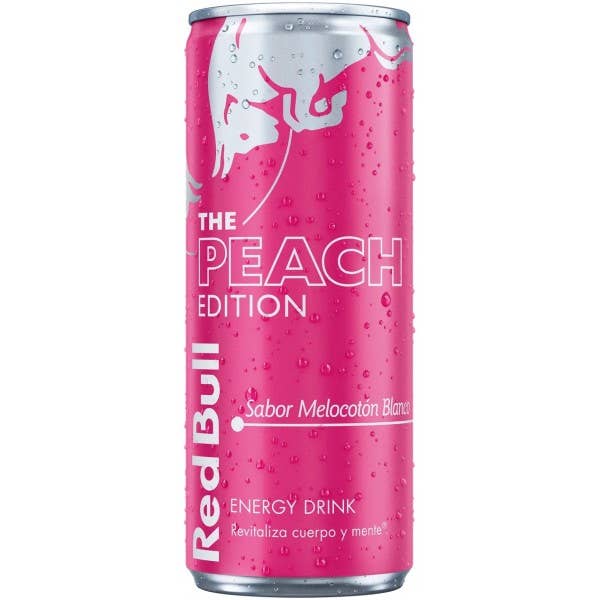 Red Bull Edición Melocotón 250 ml para venta al por mayor de MY CANDY SHOP