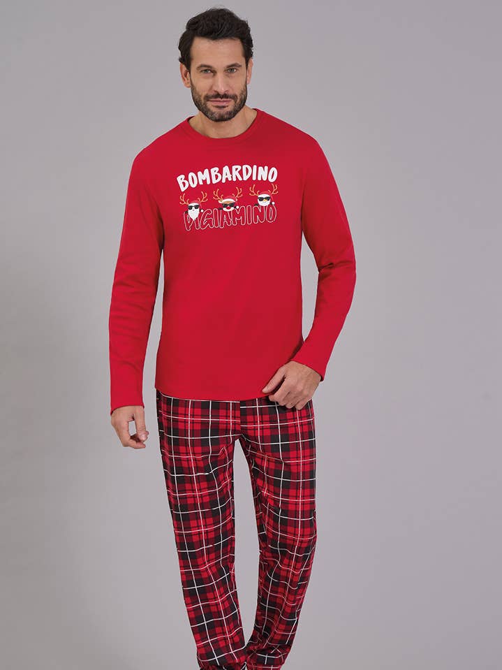 98299M Long Pajamas in Interlock for wholesale by Love And Bra