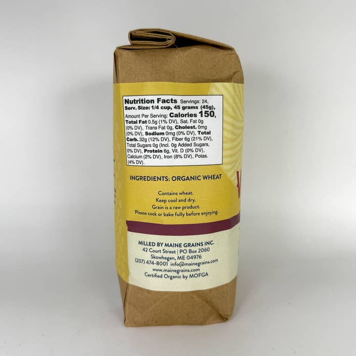 Maine Grains - Wholesale Whole Grains - Organic Wheat Berries /6x2.4#