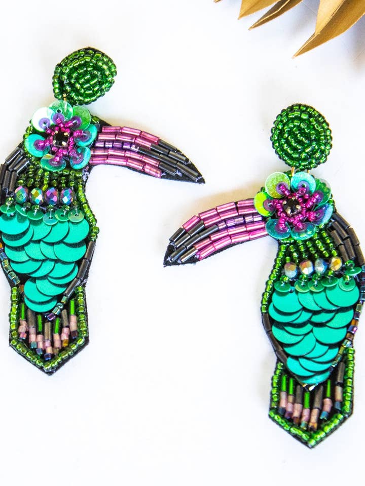 Tiki-licious Toucan Earring for wholesale by Bali Queen