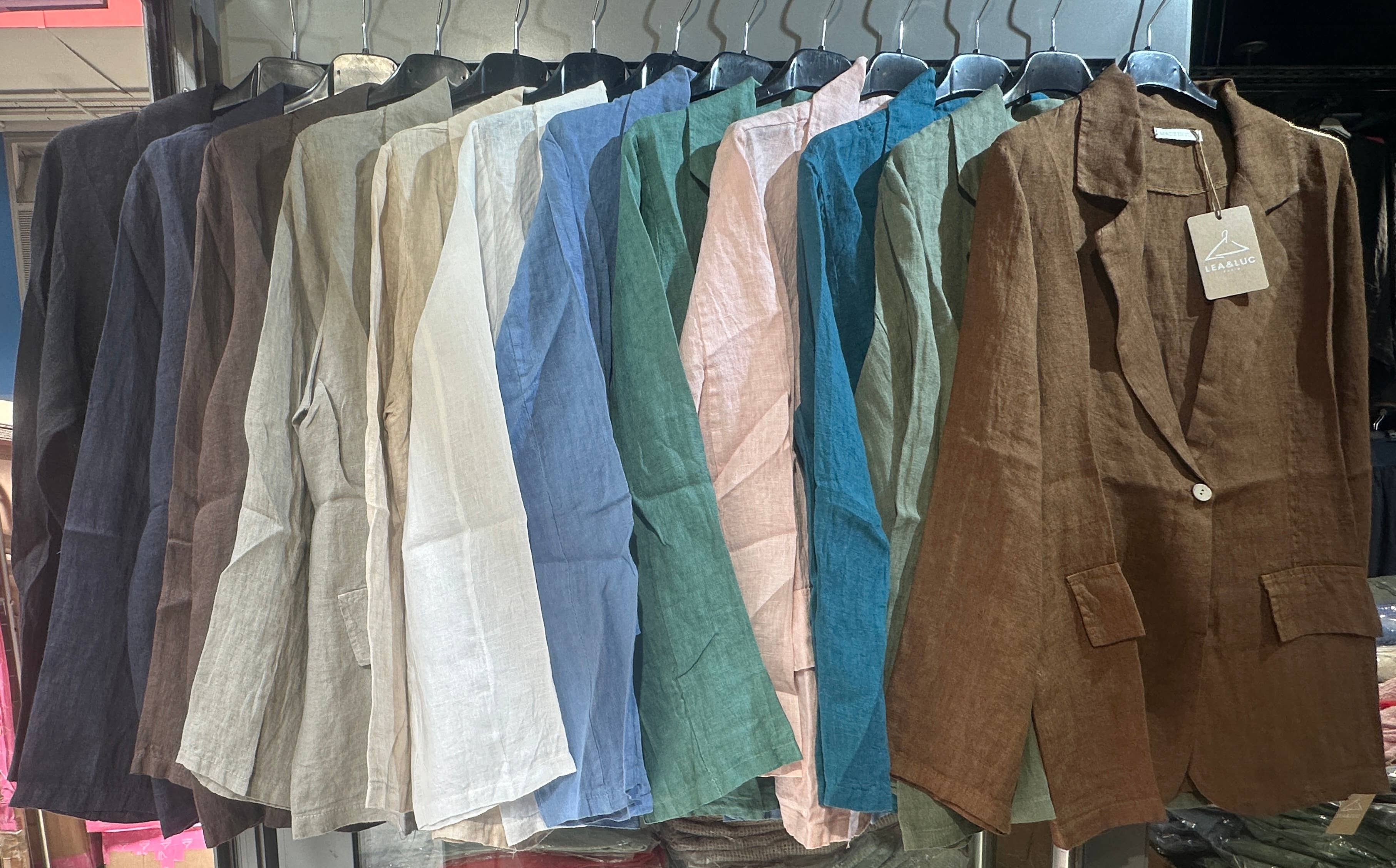 LÉA & LUC - Wholesale Jacket - Women's - 100% Linen Jacket REF. 345512