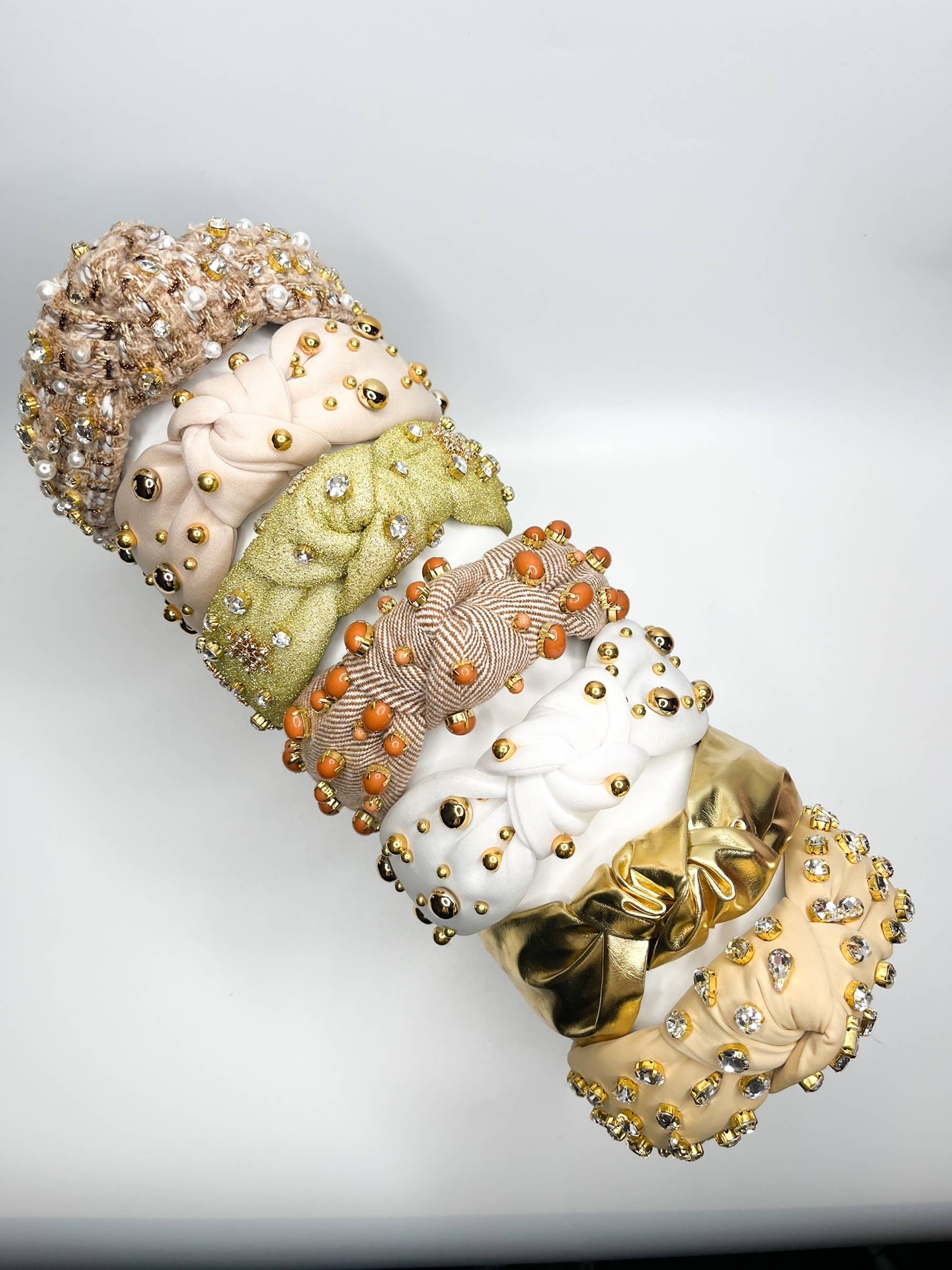 Brittyland - Wholesale Fashion Headband - Women's - Luxury Winter Headbands - Beige Christmas Headbands9