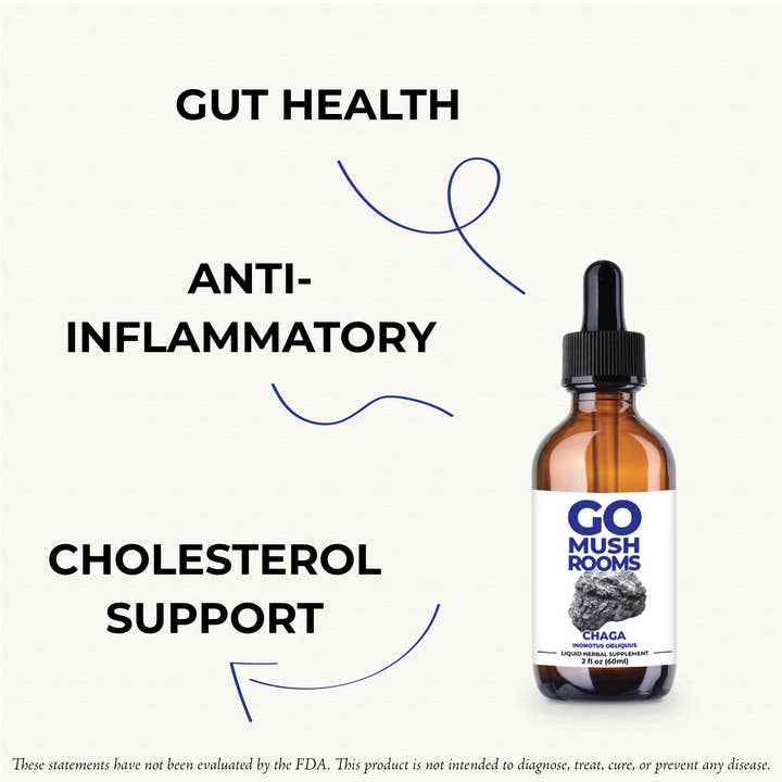 GO Mushrooms - Wholesale Tincture - CHAGA Medicinal Tincture1
