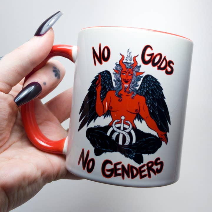 No Gods No Genders Mug for wholesale by Rosalarian