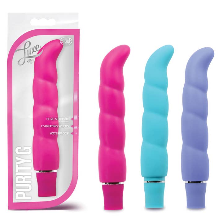 Blush - Wholesale Sex Toy - Luxe - Purity G - Silicone G-Spot Vibrator - 10 Modes