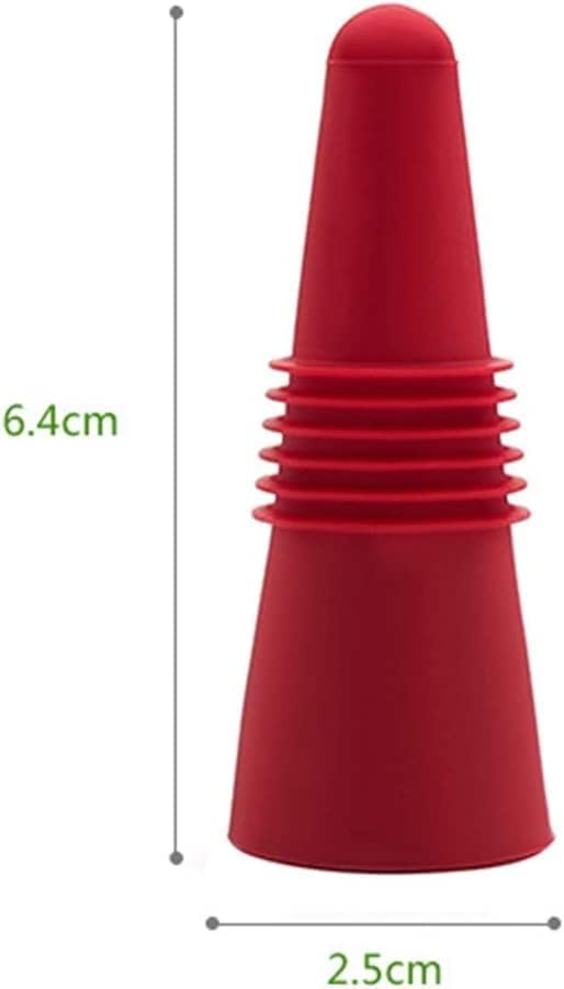 Vigor Path - Wholesale Wine Stopper - Wine Stoppers for Wine Bottles, Silicone Reusable (Black)4