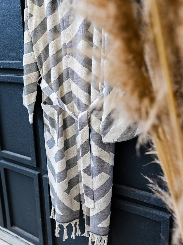 Kikoya - Wholesale Badjas - Uniseks - Kikoya lichtgewicht badjas met capuchon van Turks katoen, Raised Terry21