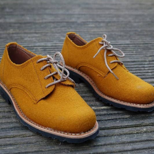 Andes Burel Shoes - Pumpkin for wholesale by By The Mountain - Portuguese Handmade Footwear
