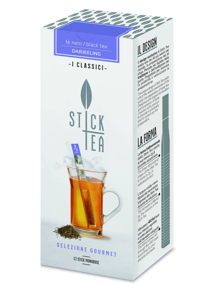 Black Tea DARJEELING 12 stick for wholesale by STICK TEA - BO s.r.l.
