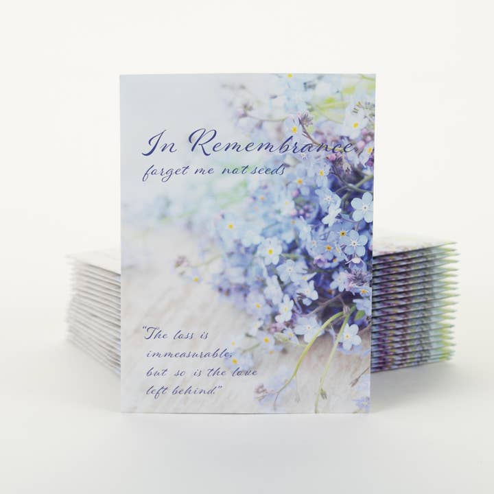 Bentley Seed Co. - Wholesale Plant Seeds - In Remembrance Love Left Behind Forget Me Not Seed Packets5