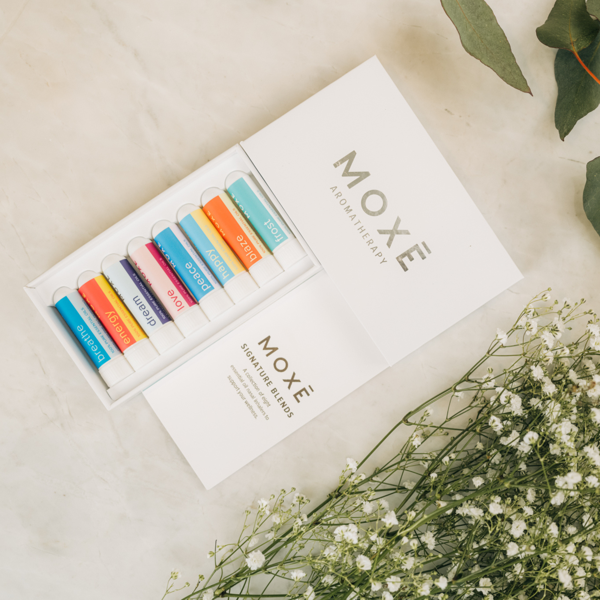 MOXĒ – Inalador de aromaterapia por atacado – Kit de inaladores aromaterapia com blends exclusivos MOXĒ1