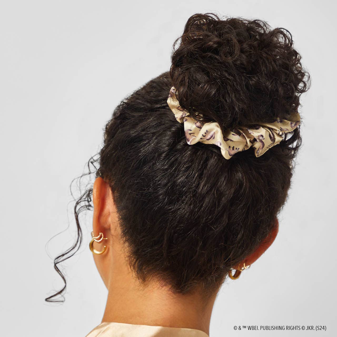 KITSCH - Wholesale Scrunchie - Women's - Harry Potter x Kitsch Satin Sleep Scrunchies 4pc Set3