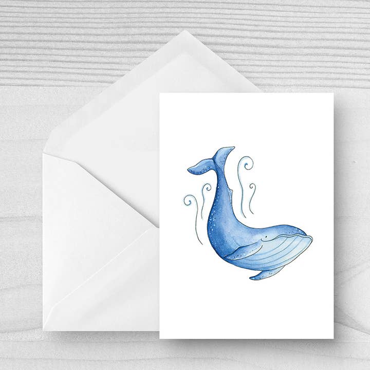 Ein Blauwal für den Großhandel von Lizzie Martell Illustration