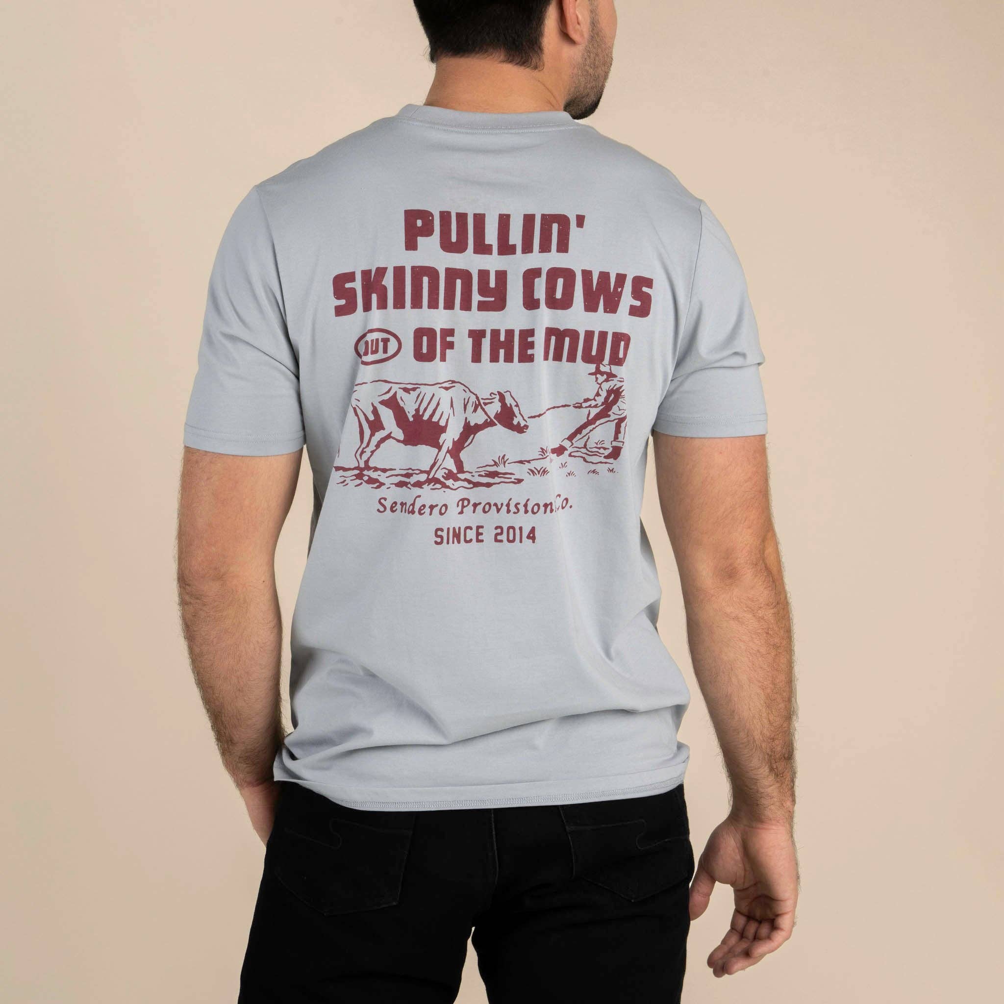Sendero Provisions Company - Vente T-shirt sérigraphié – unisexe - T-shirt Vaches Minces1