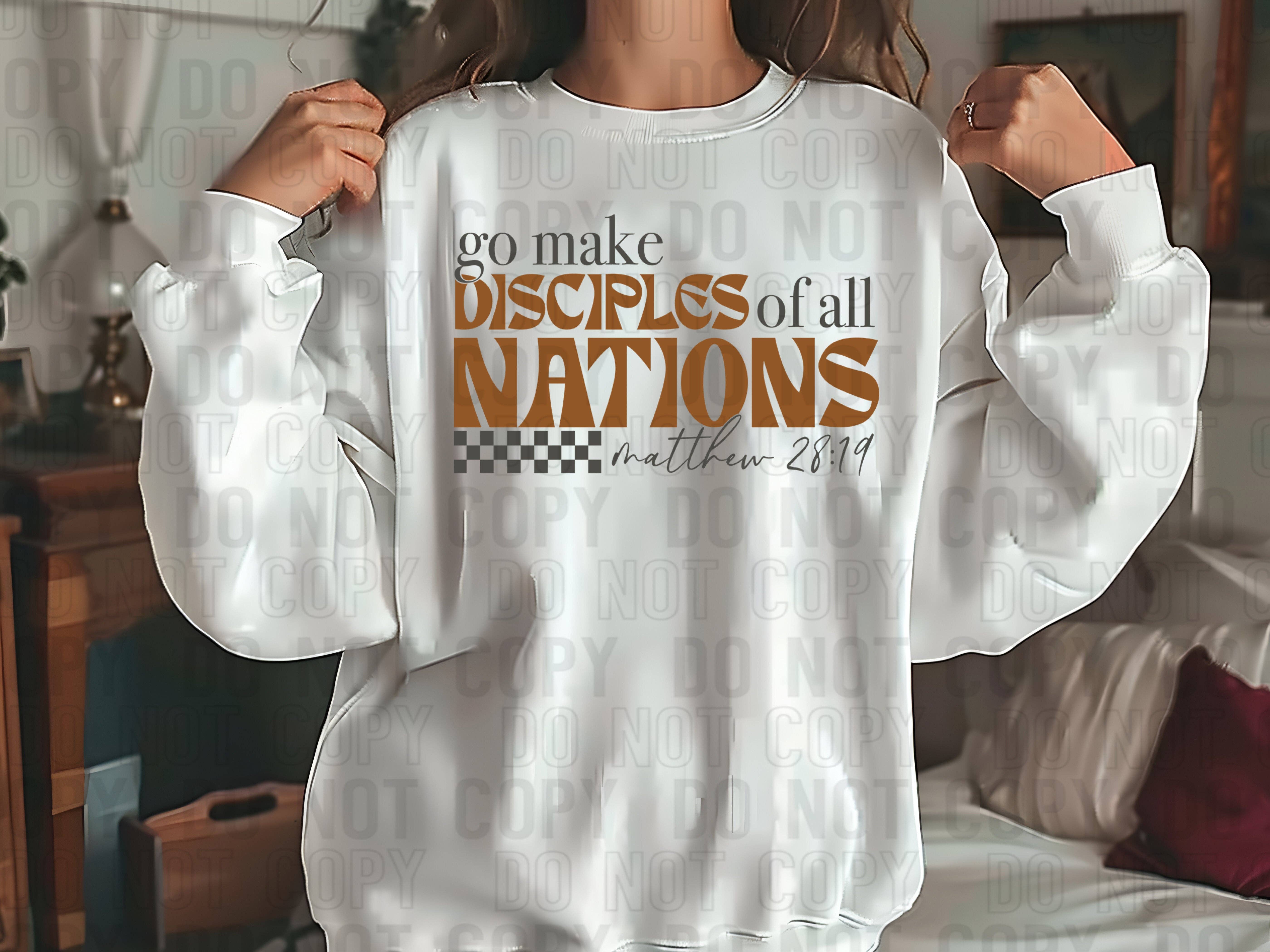 K and M Designs - Wholesale Sublimation Transfer - Go Make Disciples DTF Transfer