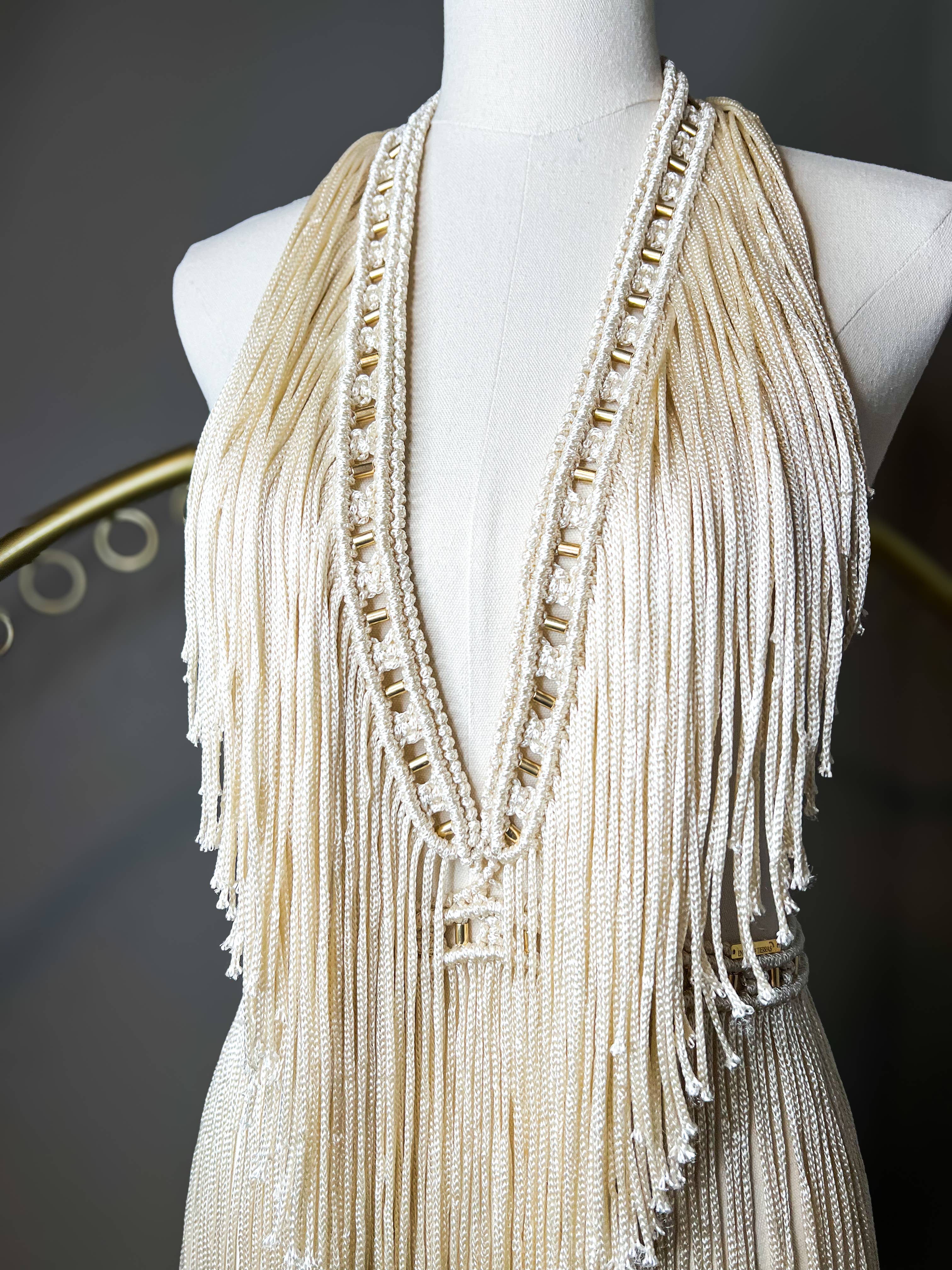 Entre Dos Tierras .Boutique - Wholesale Dress - Maternity - Bacalar Handmade Macrame Resort Dress-Beach & Vacation Wear23