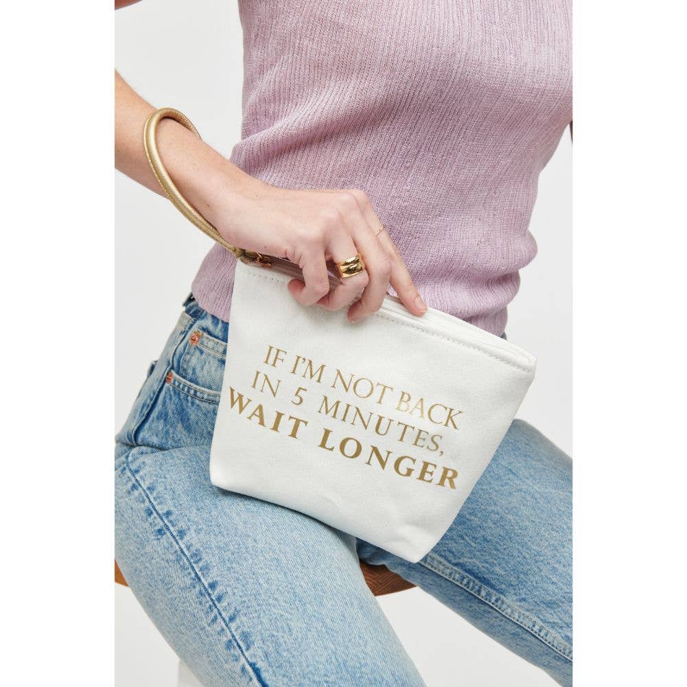 Urban Expressions - Wholesale Makeup/Cosmetic Bag - Printed Canvas Wristlet Cosmetic Make Up Bag Pouch3