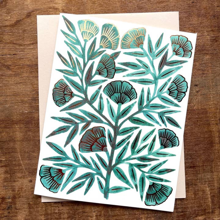 Katharine Watson - Venta al por mayor Tarjetas de felicitación - Tarjeta de felicitación en blanco con acabado metalizado3