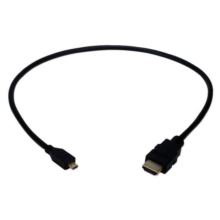 Dunne snelle HDMI-naar-micro-HDMI 4K HD-camerakabel voor wholesale door QVS Inc