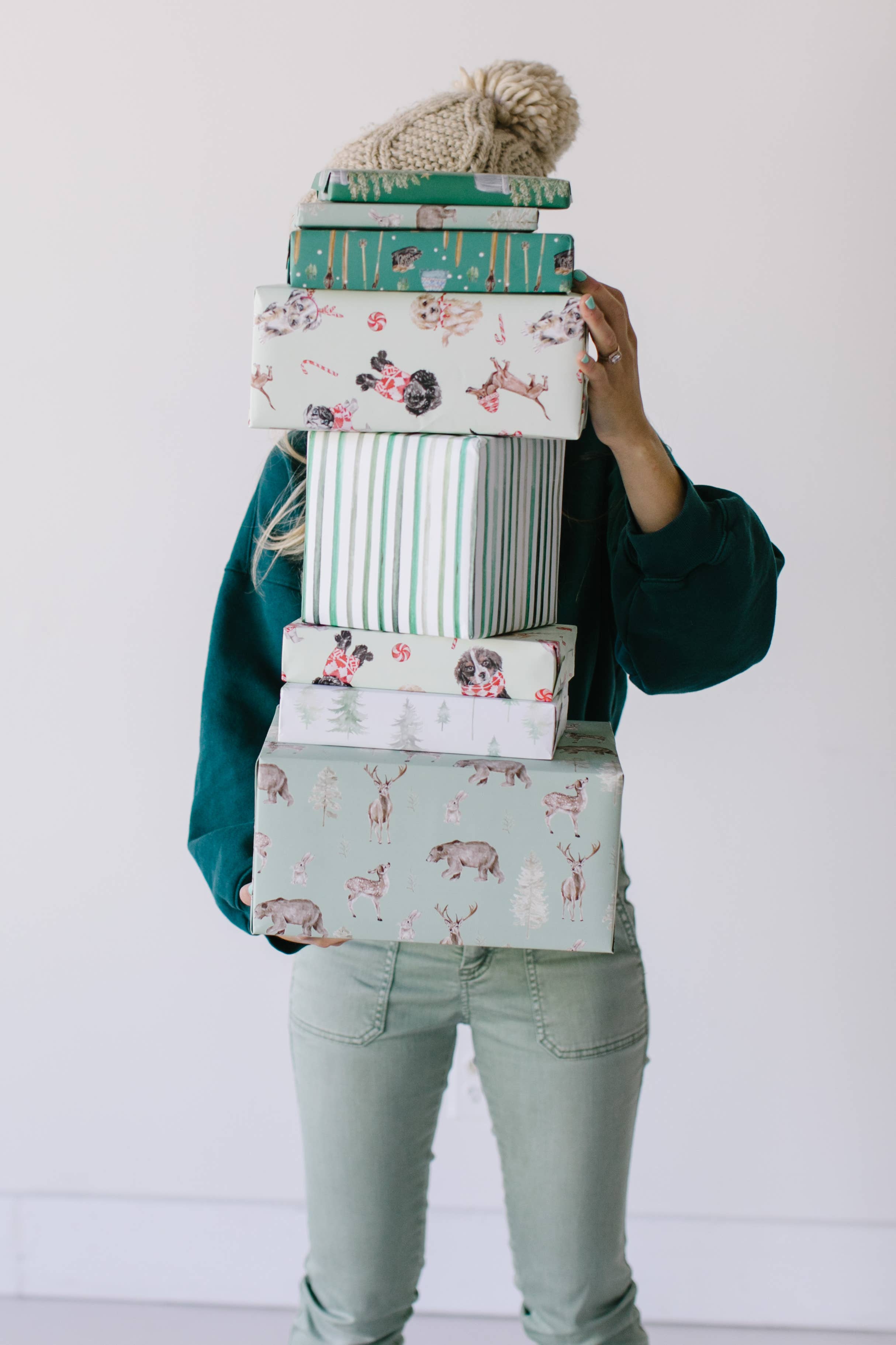 Lana's Shop - Wholesale Flat Wrap - Forest and Fauna Gift Wrap Single Sheet4