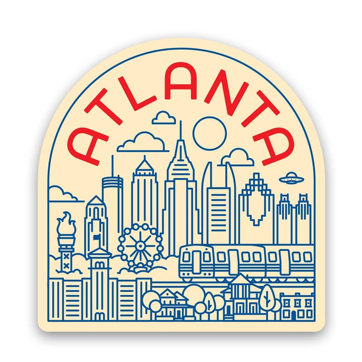 Stuff Worldwide - Wholesale Sticker - Atlanta City Sticker0