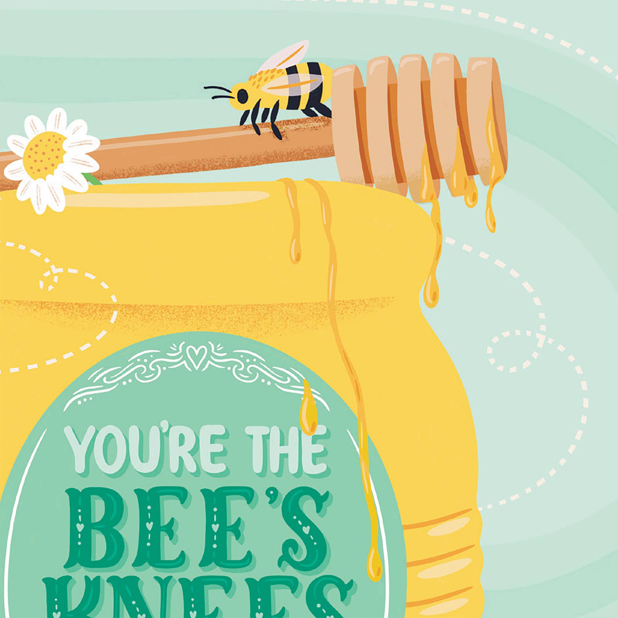 Molly Marie Pea – wholesale Birthday card – Bee’s Knees Aunt Card2