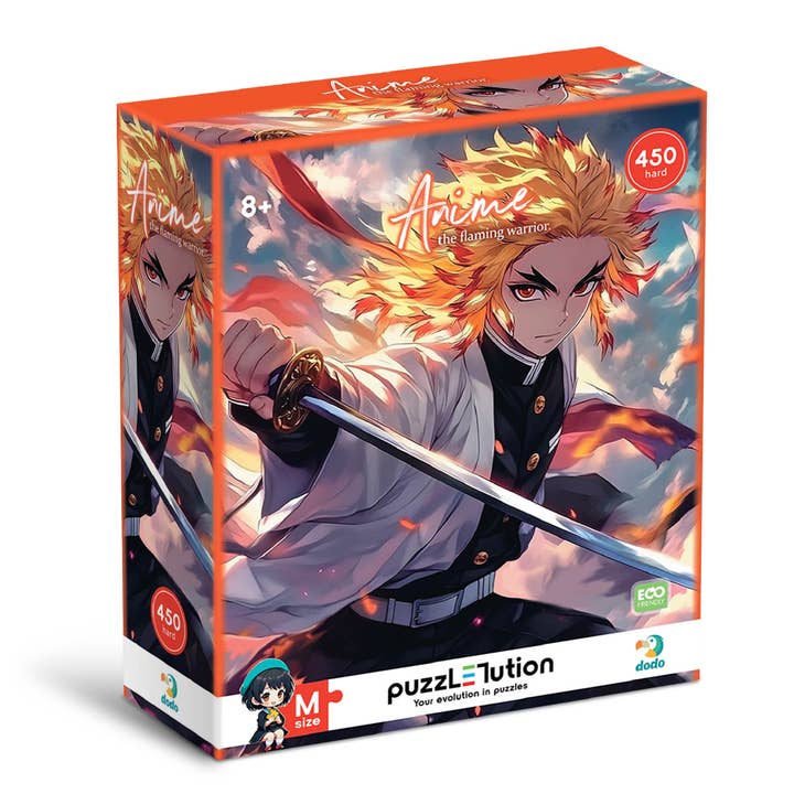 Puzzle classique d'anime - Guerrier flamboyant 450 pièces pour la vente par DoDo Brand