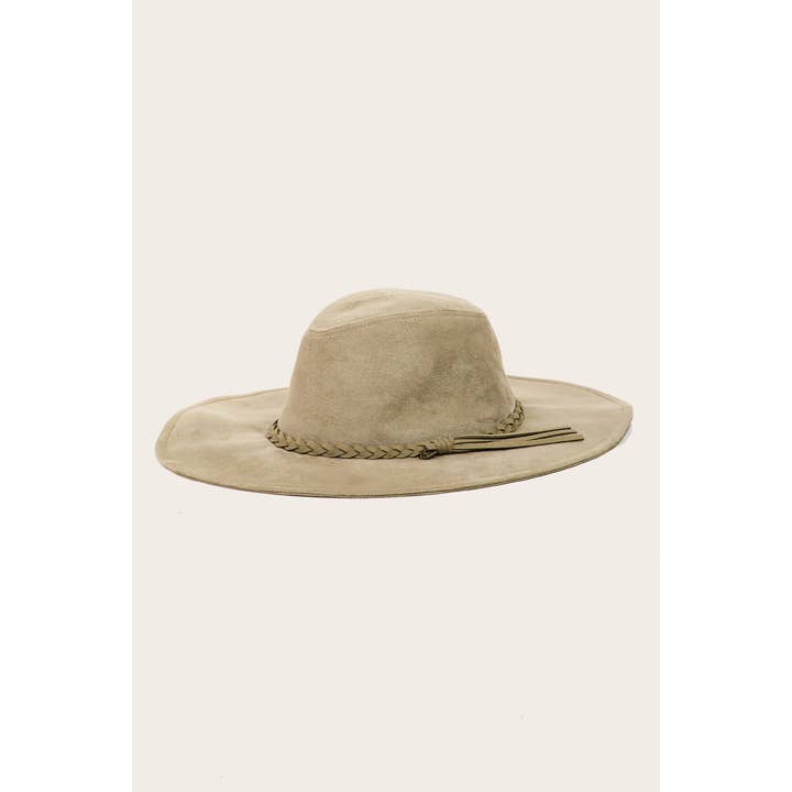 Anarchy Street - Wholesale Fedora - Women's - Braided Faux Suede Fashion Hat