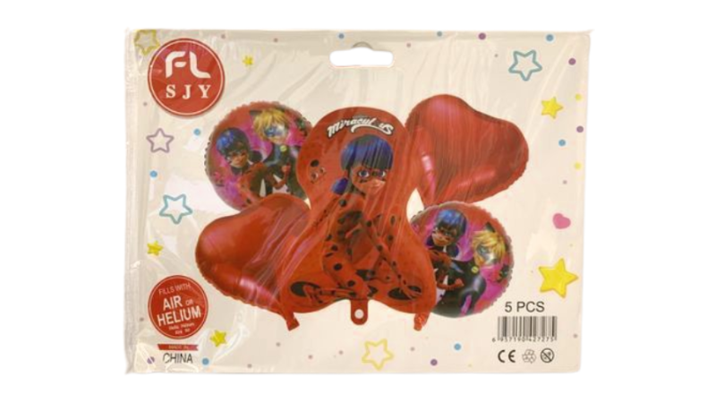 My Wholesale Warehouse - Wholesale Balloon - Large 5pc Happy Birthday Cartoons Character Balloons - 28 Options!15