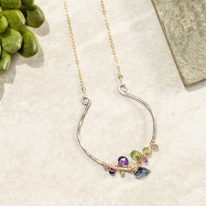 Sand Dune Spectrum Pendant Necklace for wholesale by Vannucci