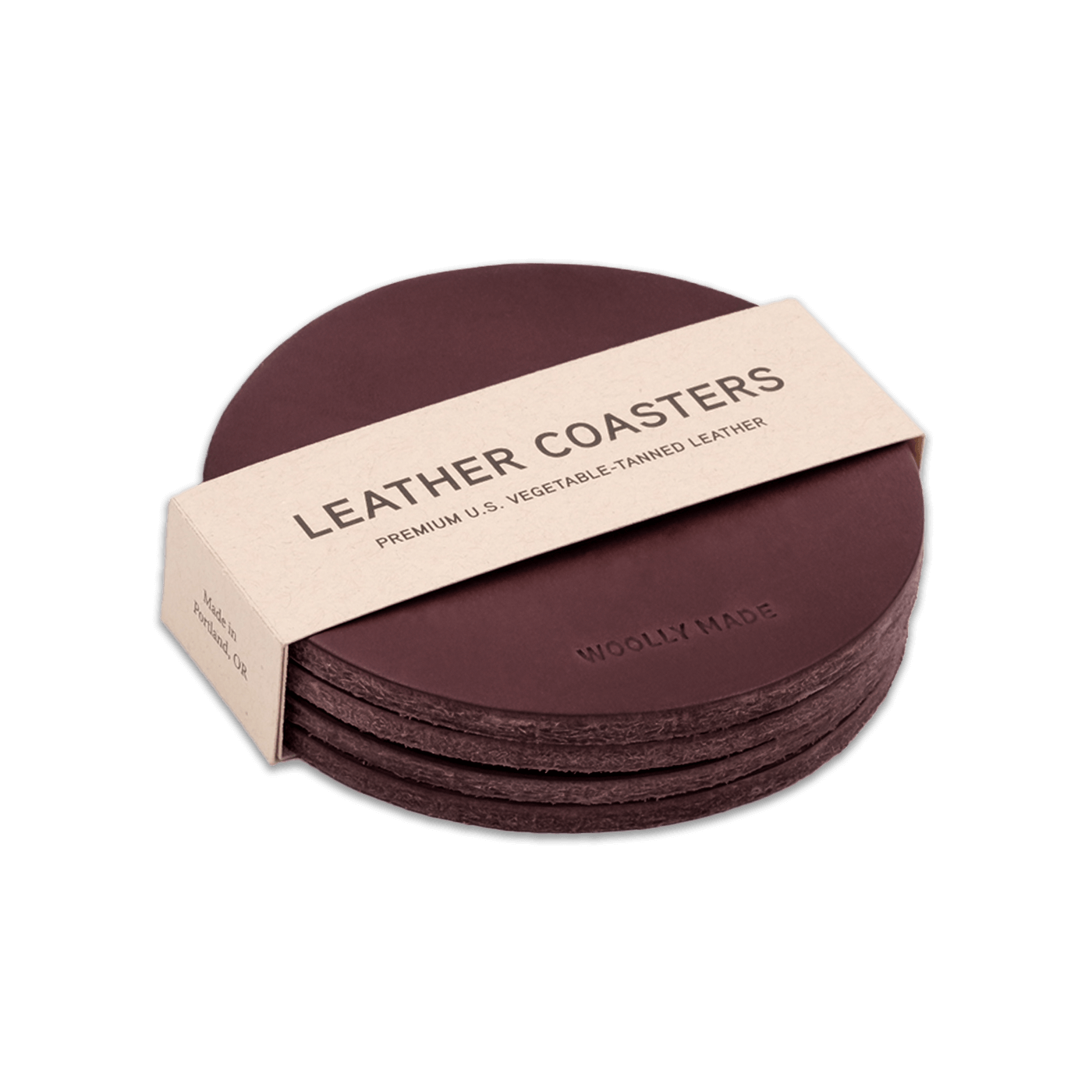 Woolly Made - Wholesale Coasters - Leather Coasters7