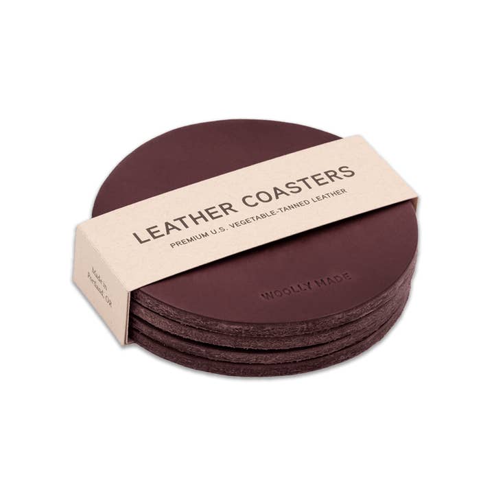 Woolly Made - Wholesale Coasters - Leather Coasters7