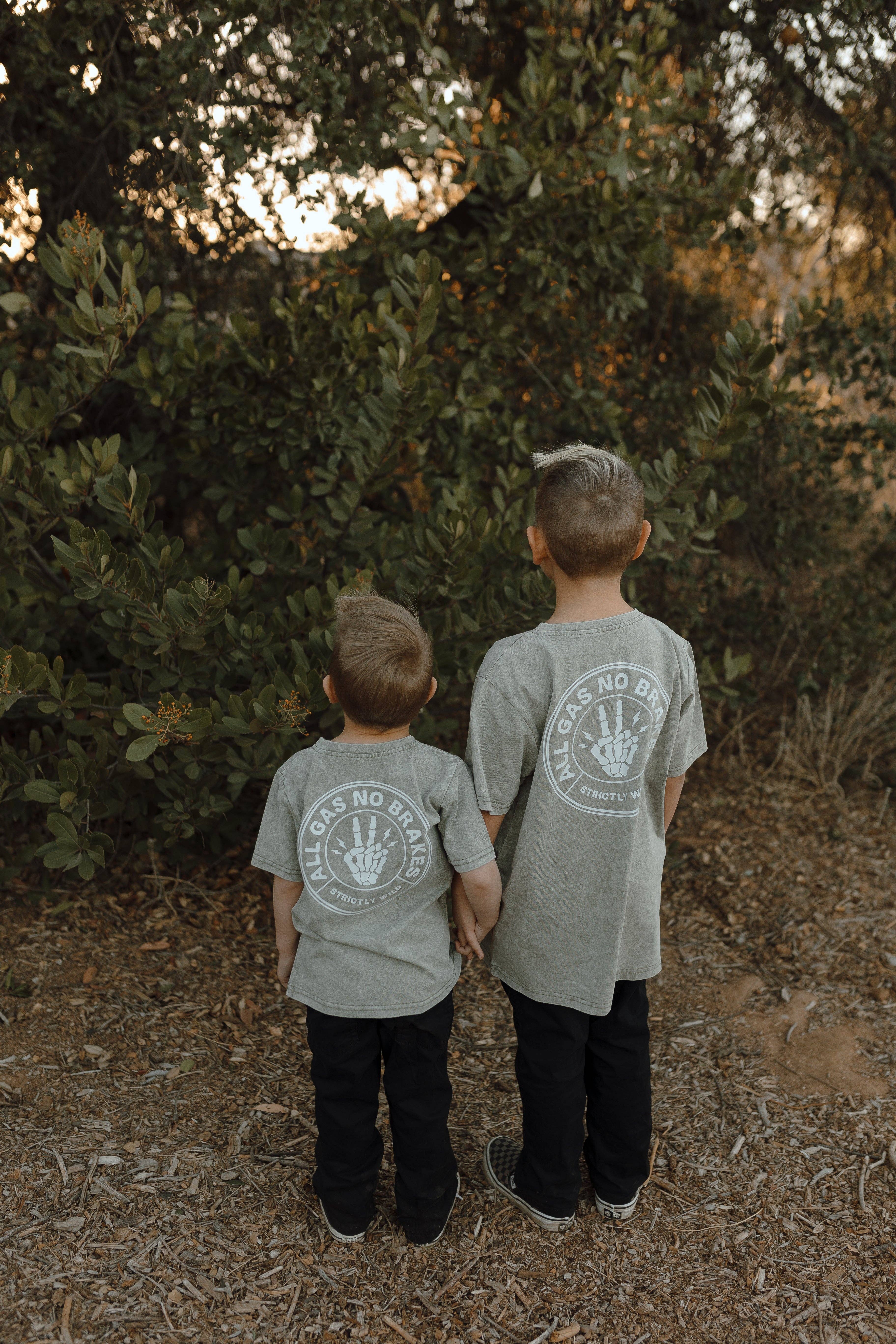 Strictly Wild - Wholesale Screen Printed T-Shirt - Kids - All Gas No Brakes T-Shirt5