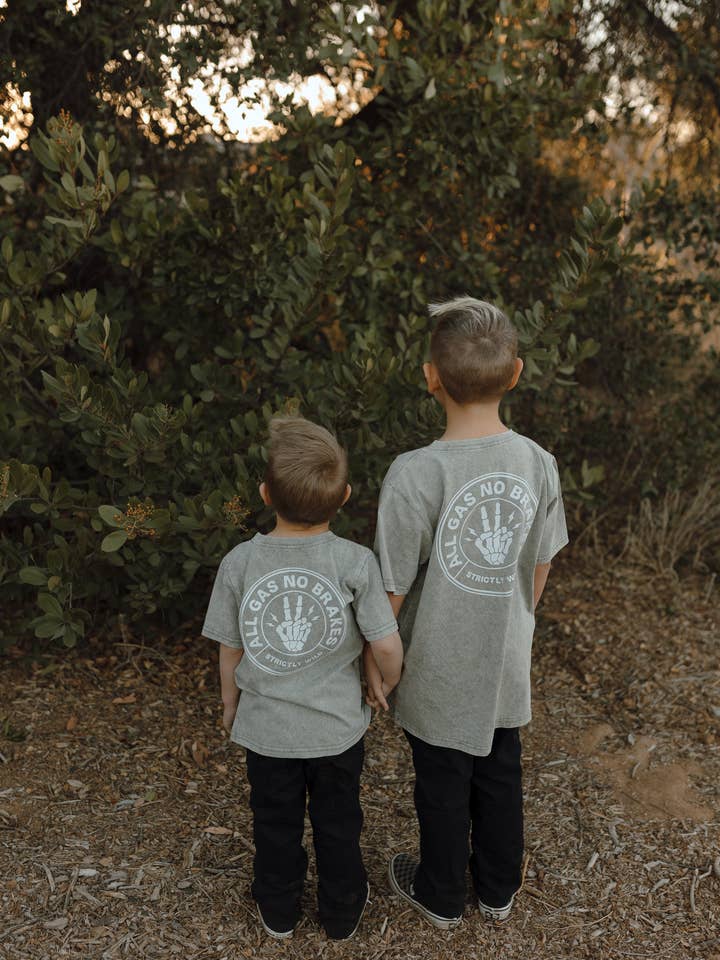 Strictly Wild - Wholesale Screen Printed T-Shirt - Kids - All Gas No Brakes T-Shirt5