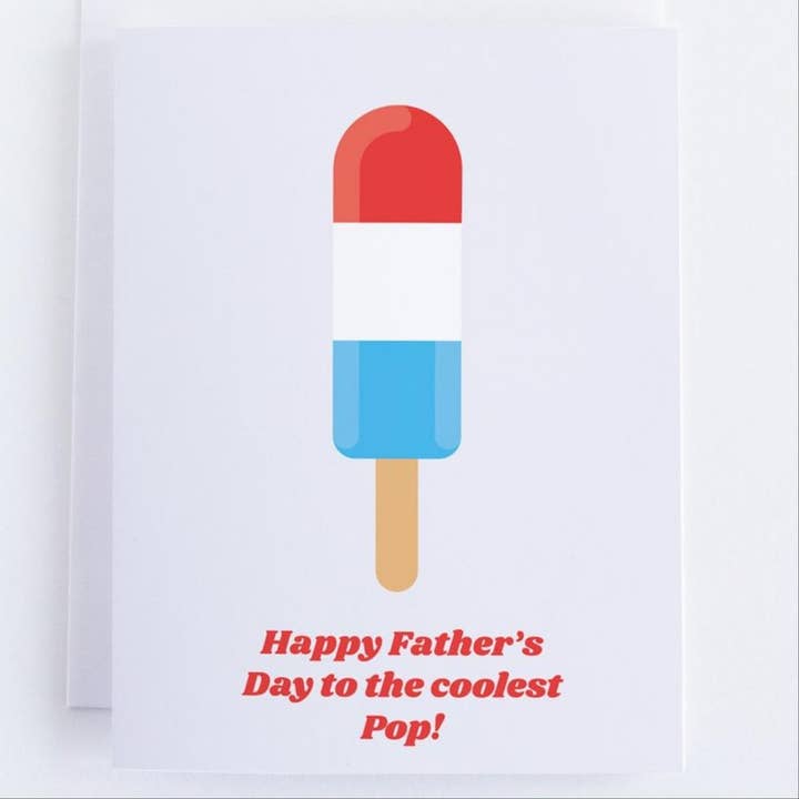 Coolest Pop - White - Father's Day Greeting Card for wholesale by CardCraft