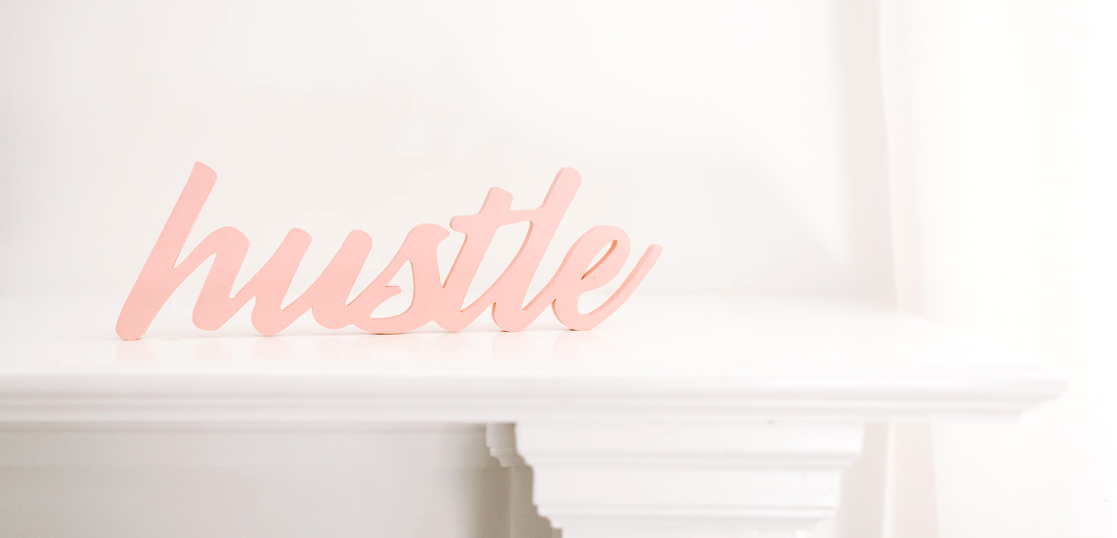 REMOVED BRAND - Wholesale Decorative Tabletop Object - Word Art - Hustle1