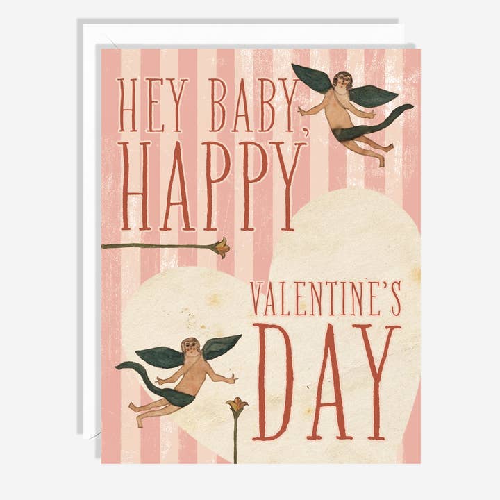 Cupidos Extraños | Caprichoso | Tarjeta del Día de San Valentín para venta al por mayor de Crumb La Dote