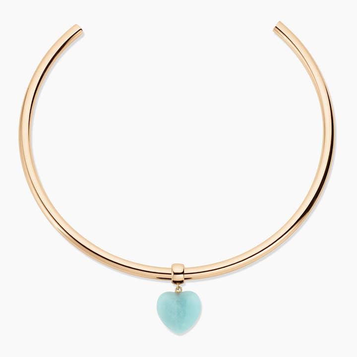 Gemma Amazonite Choker Necklace for wholesale by THATCH