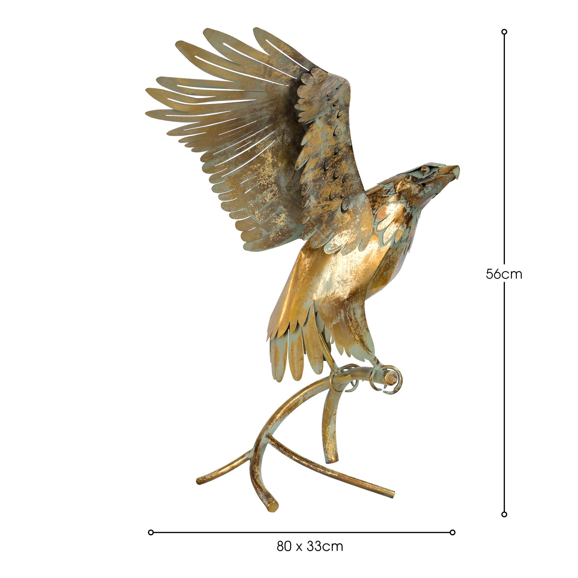 Febland - Vente Sculpture - Sculpture d'aigle doré3