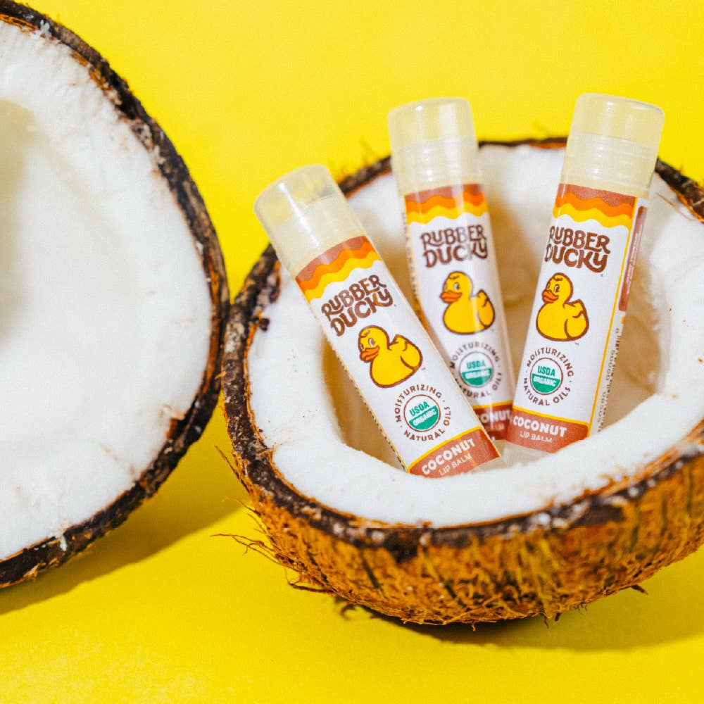 Rubber Ducky - Wholesale Lip Balm - Rubber Ducky Organic Coconut Lip Balm, Beeswax (Refill Pack)5