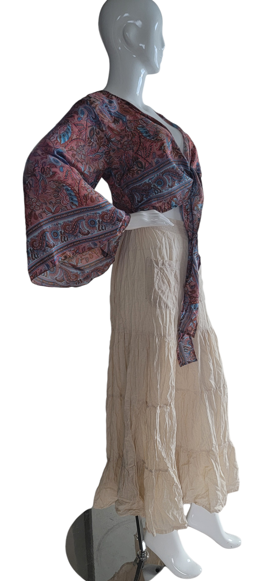 Evergreen Guardian Imports – wholesale Blouse – Women’s – TSTT-66 Long Sleeves Front Tie Top18