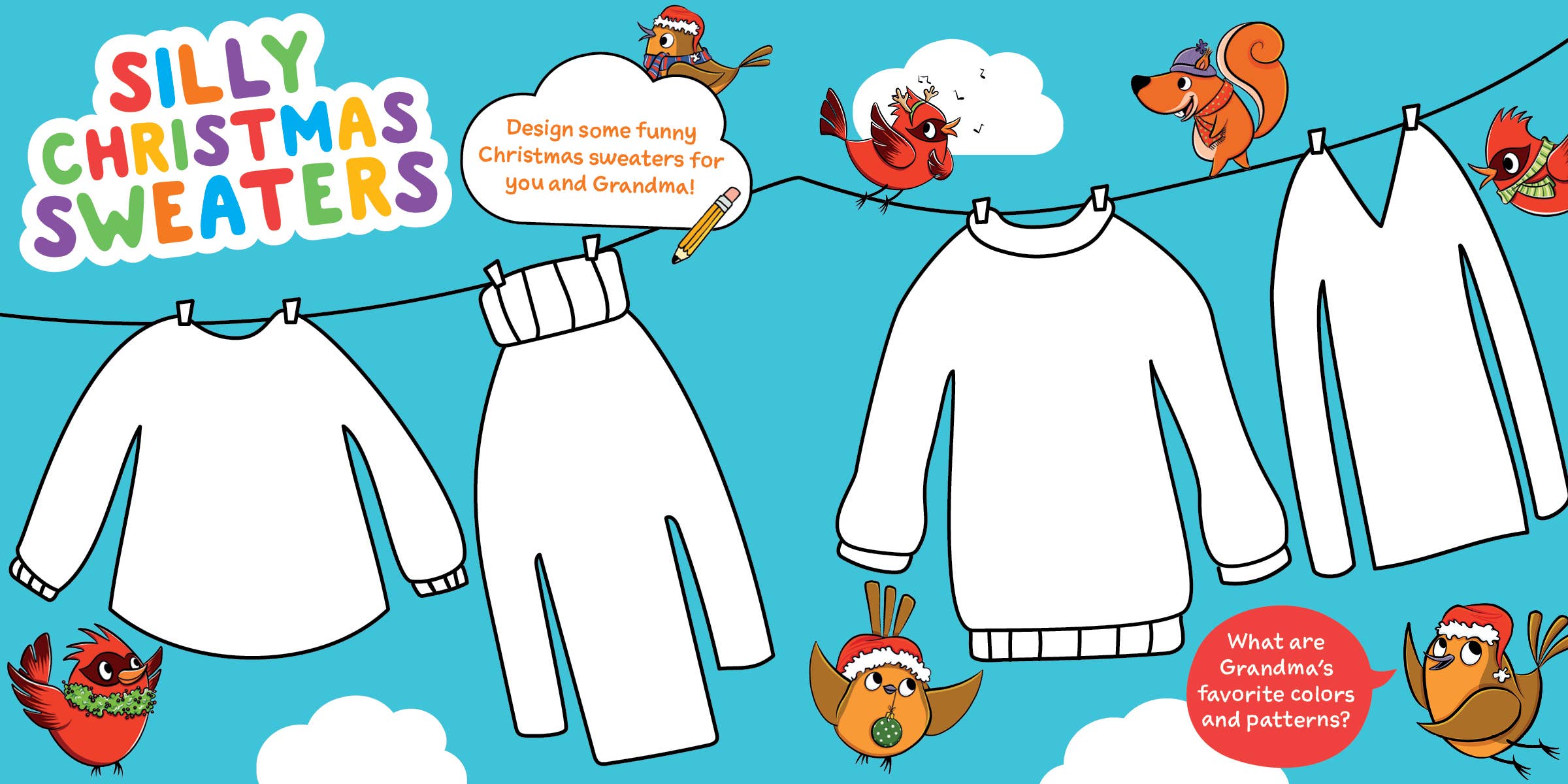 Sourcebooks - Wholesale Coloring & Activity Book - Kids & Baby - Christmas at My Grandma's House3