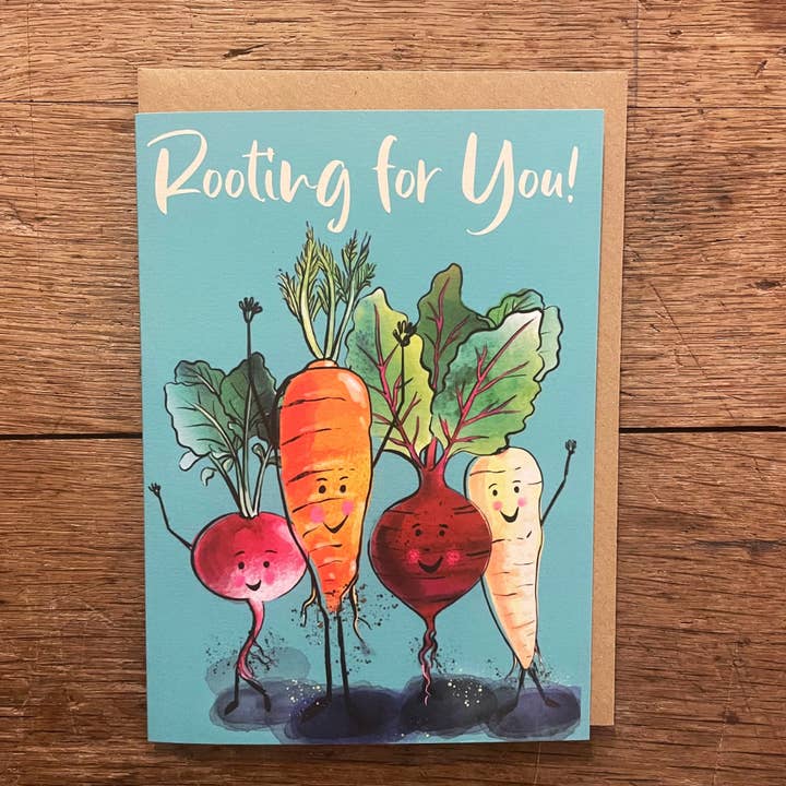 Illustrated Fun Good Luck Card for wholesale by Rocket 68