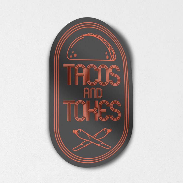 Tacos and Tokes Sticker for wholesale by fntsma