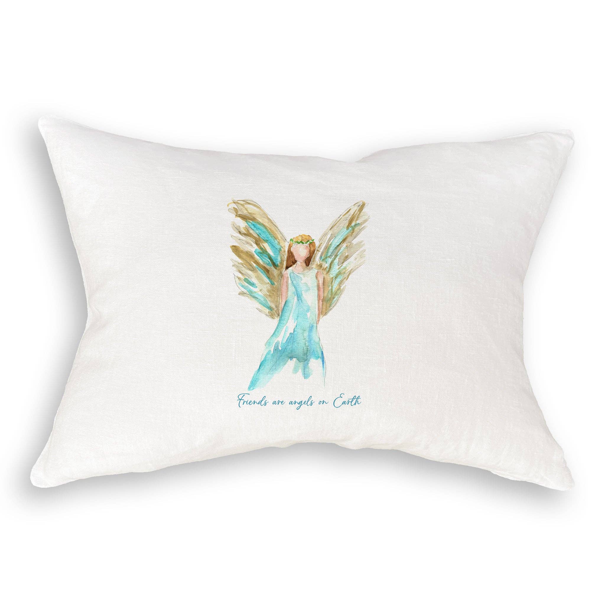 French Graffiti – Engroshandel Viskestykke – Blå himmelsk engel med venners citat9