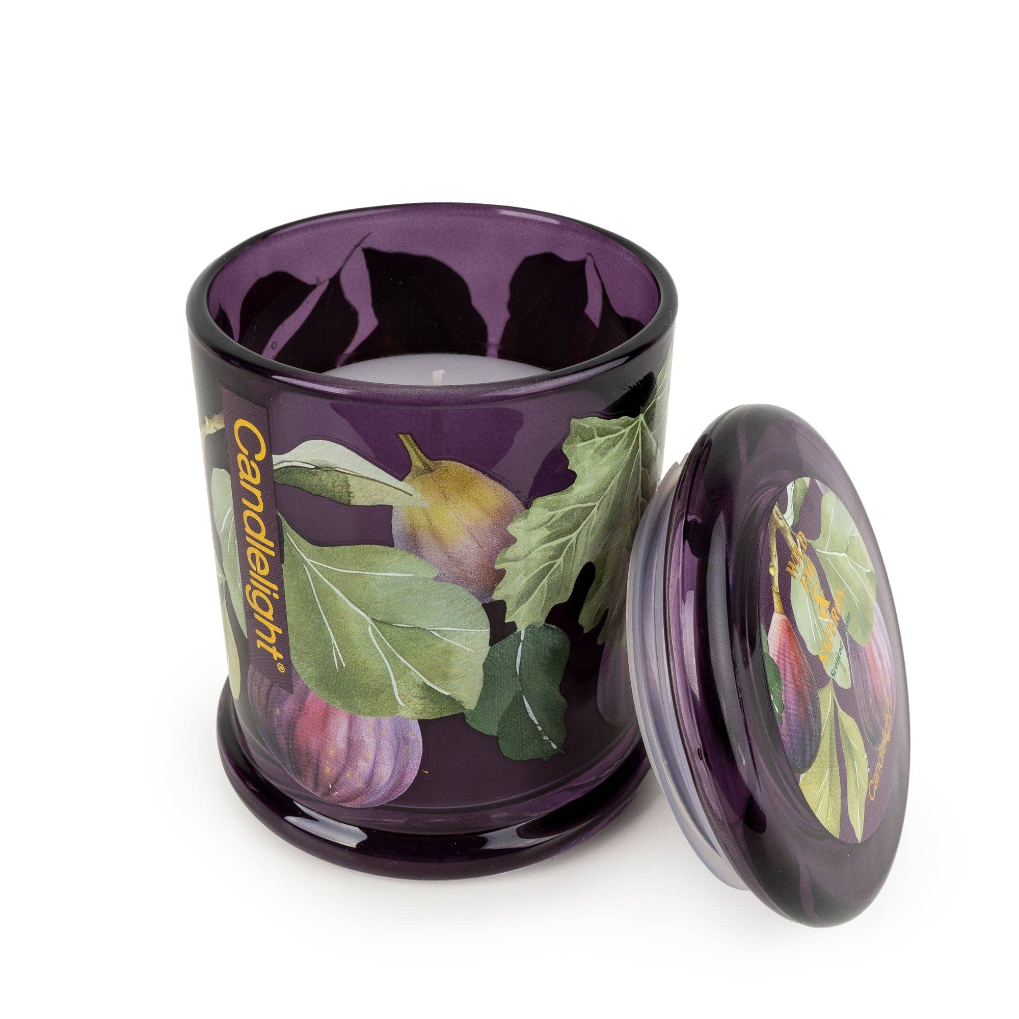 Candlelight Products Ltd – wholesale Jar/filled candle – Large Lidded Glass Jar Candle - Wild Fig & Saffron 6pk2