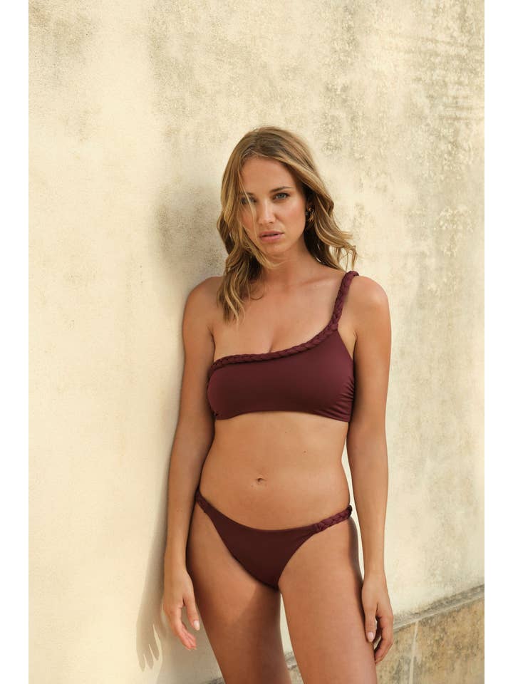 Khaven Swimwear – wholesale Swim top – Women's – Lisa Bikini Top - Aubergine