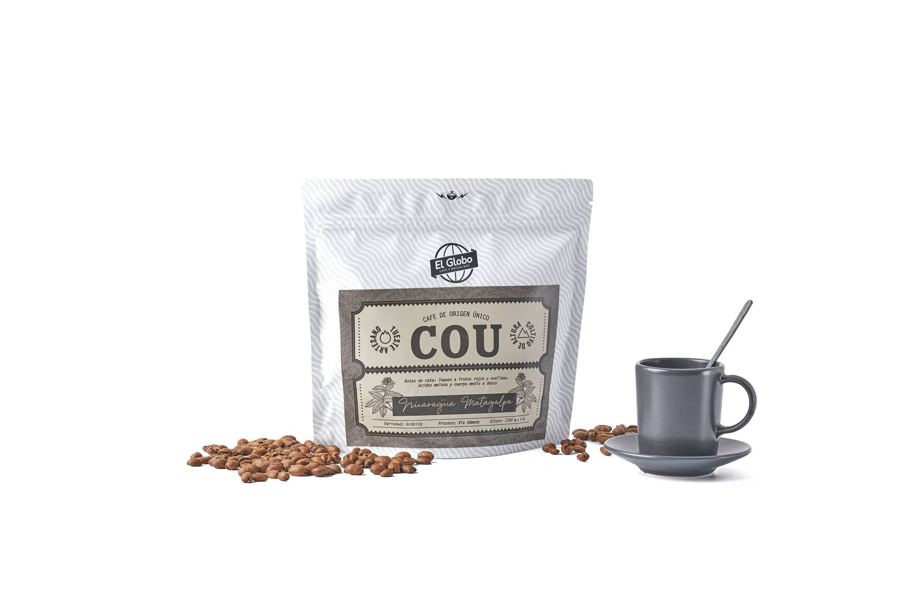 CAFÉS EL GLOBO SL – wholesale Kaffebönor – Enkelursprungskaffe Nicaragua Matagalpa 250 g0